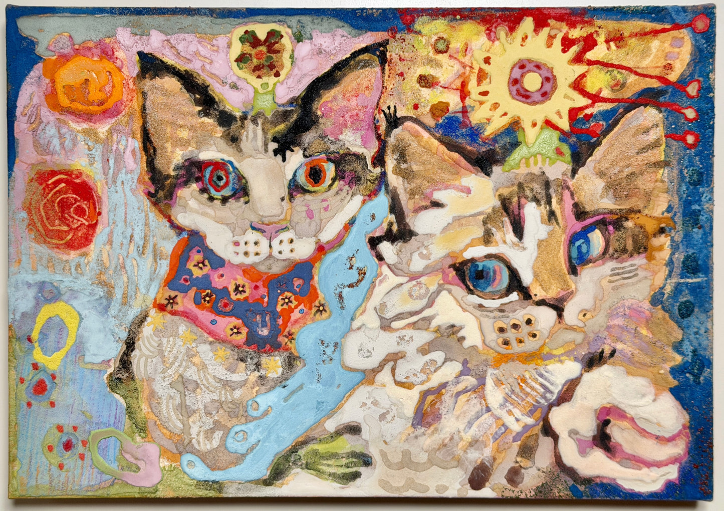two cats