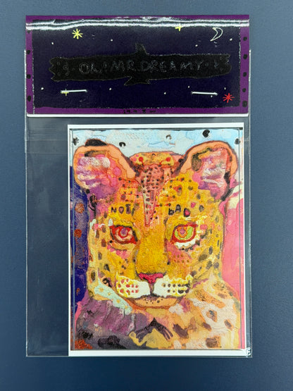 sticker The Leopard and the Moth