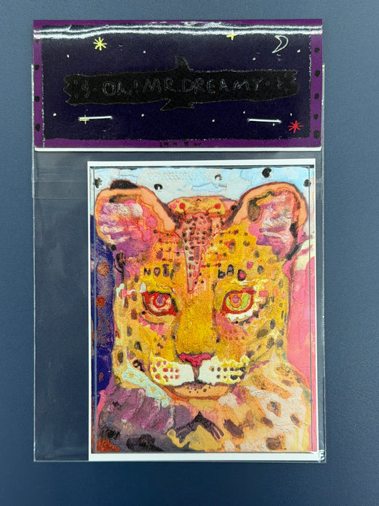 sticker The Leopard and the Moth